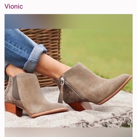 Vionic Shoes - Vionic Women’s Anne Upright Booties Ankle Boots Women's Comfort. Size 9